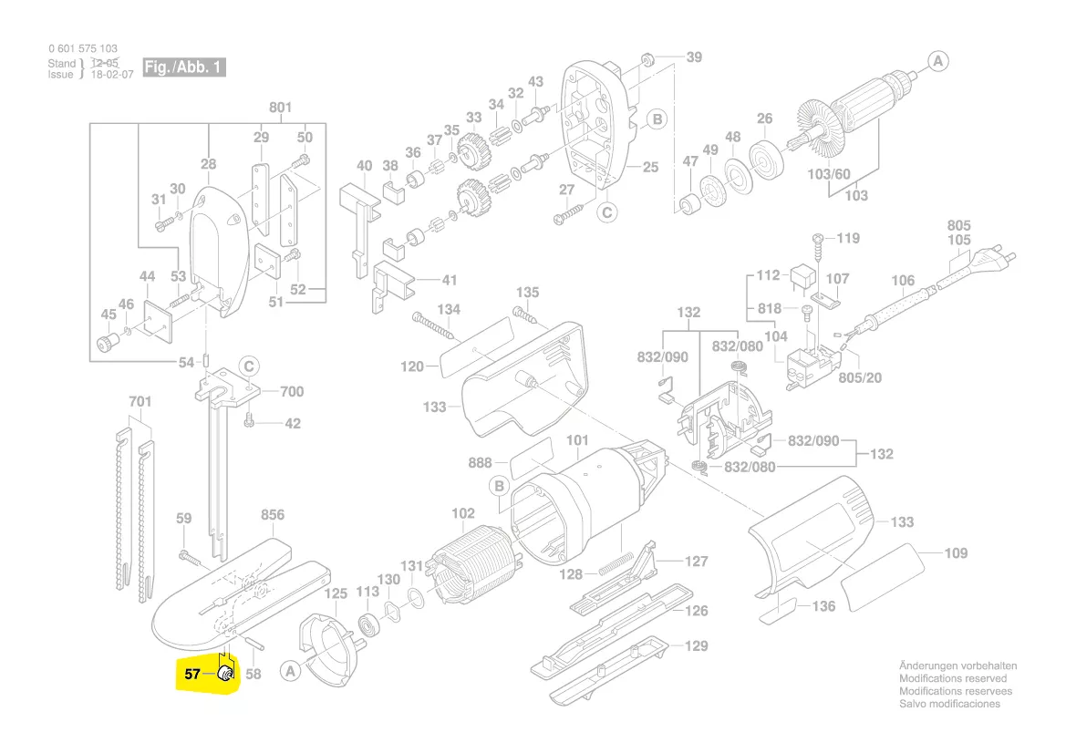 Roulette plaque GSG 300 BOSCH